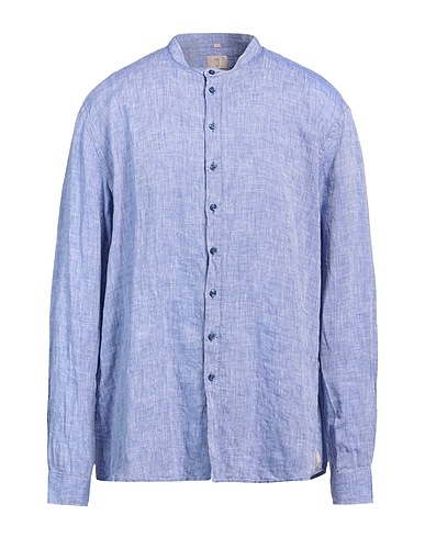 Q1 Camicia in lino Blu 100% Lino