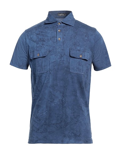 ROSSOPURO Polo Bleu marine 100% Coton