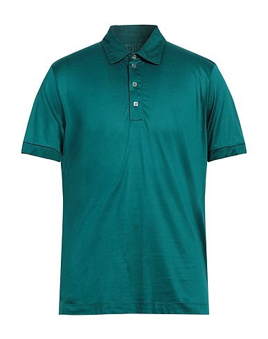 DANIELE FIESOLI Polo shirt Green 100% Cotton