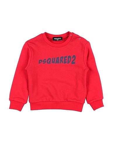 DSQUARED2 Sweatshirt Red 100% Cotton, Elastane