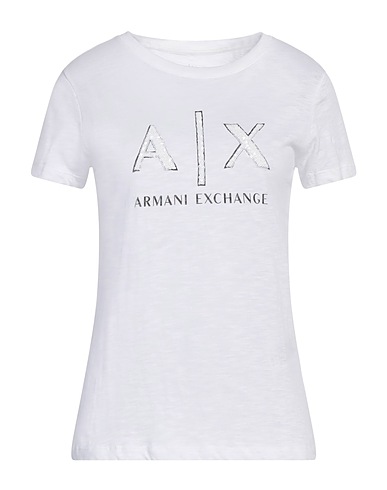ARMANI EXCHANGE T-shirt Bianco 100% Cotone