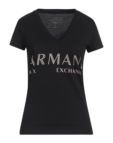 ARMANI EXCHANGE T-shirt Black 100% Cotton