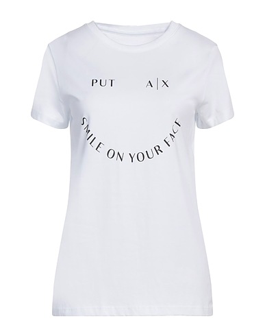 ARMANI EXCHANGE T-shirt White 100% Cotton