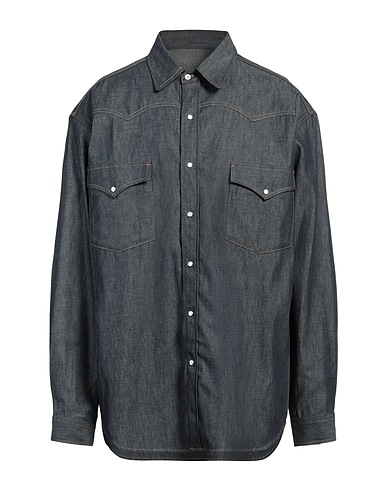 MAISON MARGIELA Jeanshemd Schwarz 100% Baumwolle