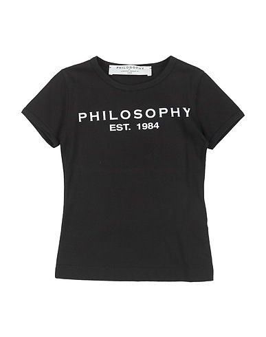PHILOSOPHY di LORENZO SERAFINI T-shirt NERO 100% Cotton