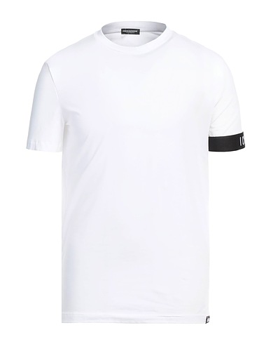 DSQUARED2 Undershirt UNDERWEAR White 89% Cotton, 11% Elastane