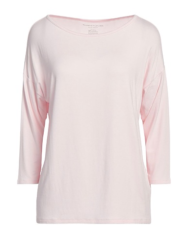 MAJESTIC FILATURES T-shirt ROSA CHIARO 94% Viscosa, 6% Elastan