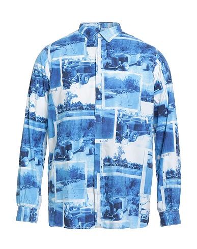 VISVIM Patterned shirt Blue 100% Cotton