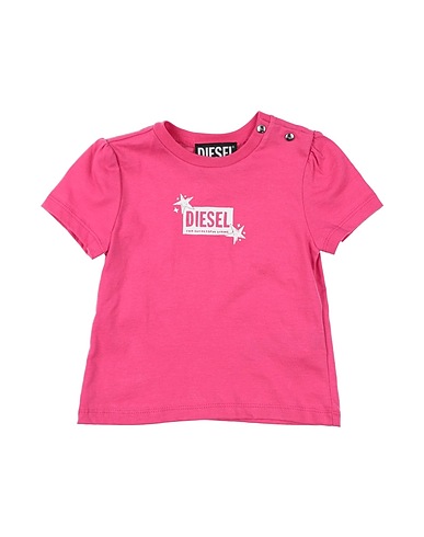 DIESEL T-shirt Fuchsia 100% Cotton