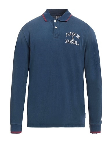FRANKLIN & MARSHALL Polo shirt Navy 100% Cotton