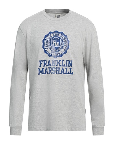 FRANKLIN & MARSHALL T-shirt Light grey 100% Cotton