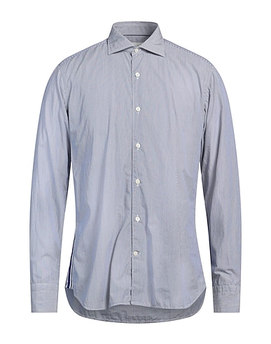 TINTORIA MATTEI 954 Striped shirt Midnight blue 100% Cotton