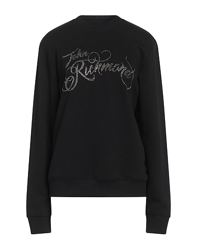 JOHN RICHMOND Sweatshirt Black 85% Cotton, 15% Polyester