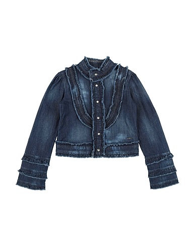 DSQUARED2 Denim shirt Blue 98% Cotton, 2% Elastane
