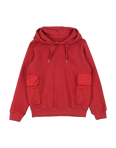 C.P. COMPANY UNDERSIXTEEN Sweatshirt Brick red 100% Cotton, Polyamide