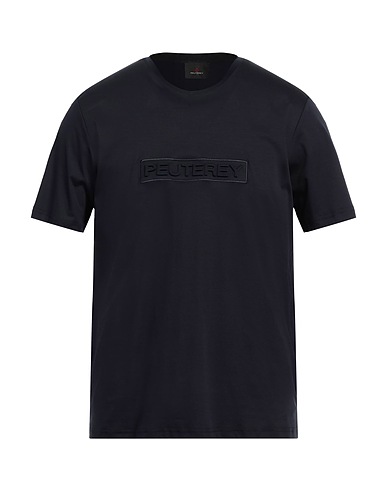 PEUTEREY T-shirt Midnight blue 100% Cotton