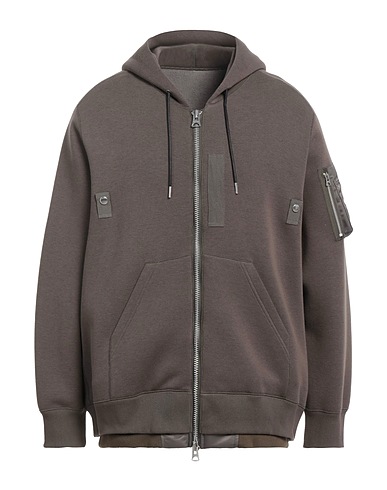 SACAI Felpa Verde militare 62% Cotone, 38% Poliestere, Nylon
