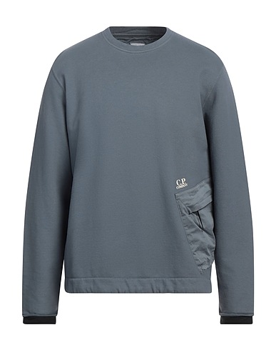 C.P. COMPANY Felpa Grigio 100% Cotone, Elastan