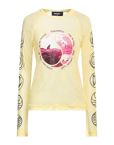 DSQUARED2 T-shirt Yellow 100% Viscose