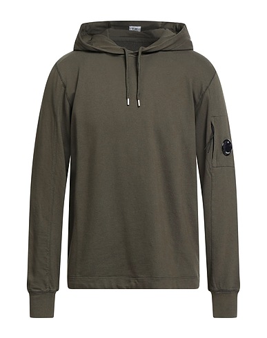 C.P. COMPANY Felpa Verde militare 100% Cotone