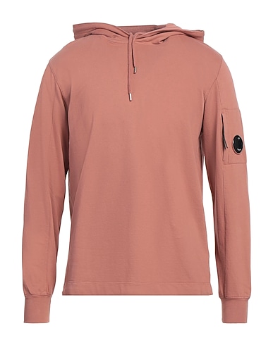 C.P. COMPANY Hooded track jacket  Antique rose 100% Cotton