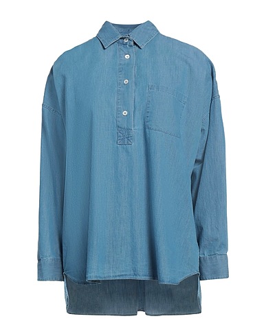 CALIBAN Denim shirt Blue 100% Cotton