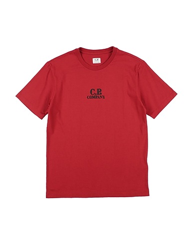 C.P. COMPANY UNDERSIXTEEN T-Shirt Ziegelrot 100% Baumwolle