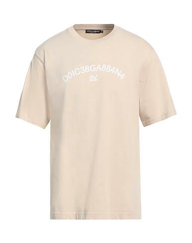 DOLCE&GABBANA T-shirt Beige 100% Cotone