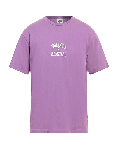 FRANKLIN & MARSHALL T-shirt Purple 100% Cotton