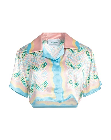 CASABLANCA Patterned shirts & blouses Light pink 100% Silk