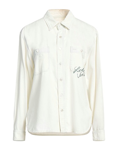 GOLDEN GOOSE Solid colour shirts & blouses Off white 100% Cotton