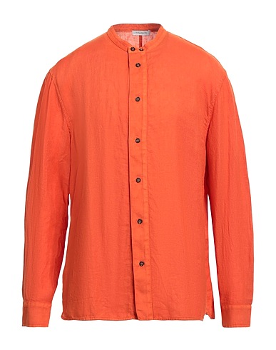 PAOLO PECORA Solid colour shirt 100% Linen