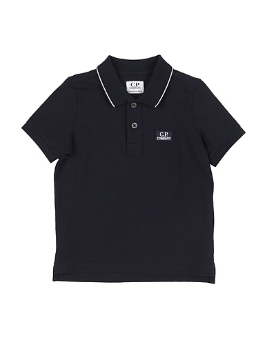 C.P. COMPANY UNDERSIXTEEN Polo shirt Midnight blue 95% Cotton, 5% Elastane