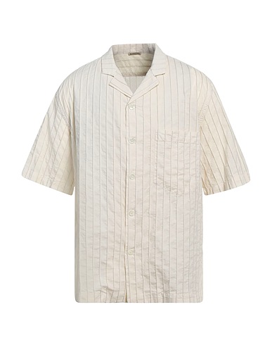 BARENA Striped shirt Ivory 100% Cotton