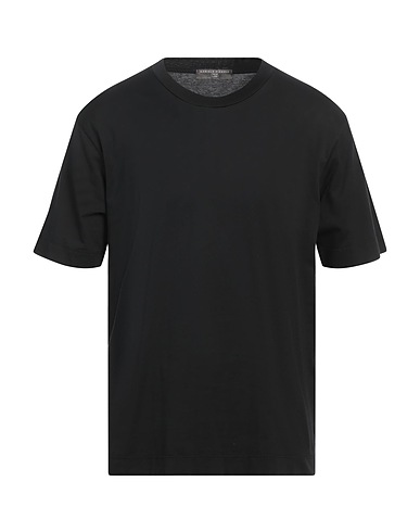 DANIELE FIESOLI Basic T-shirt LAB Black 100% Cotton