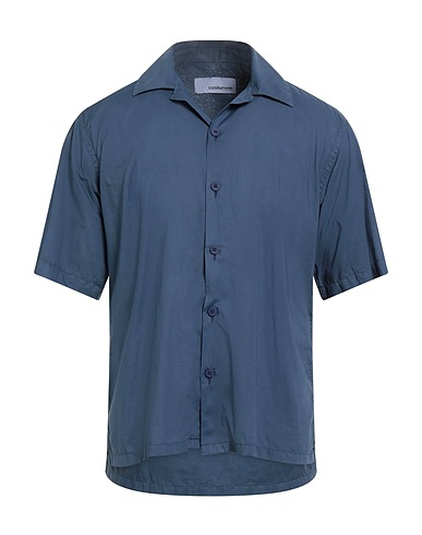 COSTUMEIN Solid colour shirt Midnight blue 100% Cotton