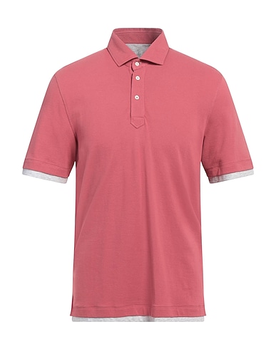BRUNELLO CUCINELLI Polo shirt Antique rose 100% Cotton