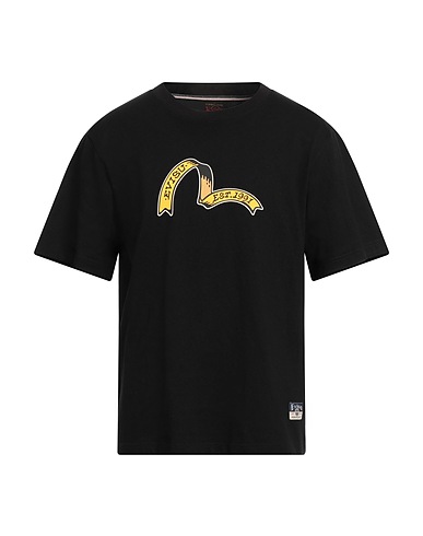 EVISU T-shirt Black 100% Cotton