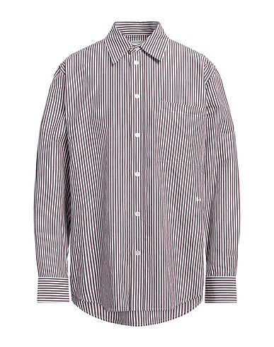BOTTEGA VENETA Striped shirt Charcoal 69% Cotton, 31% Linen