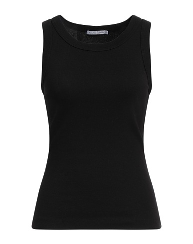 MICHAEL STARS Tank top Black 100% Cotton