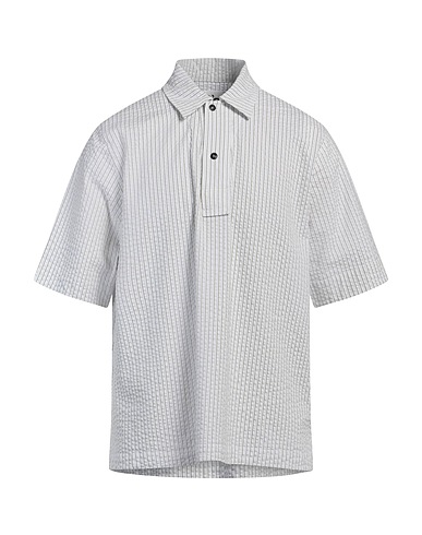 PRESIDENT'S Polo shirt White 98% Cotton, 2% Rubber