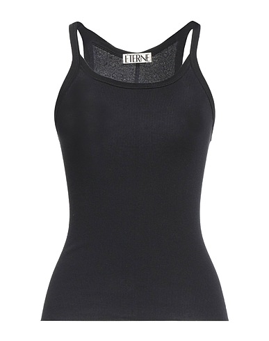 ÉTERNE Tank top Black 100% Cotton