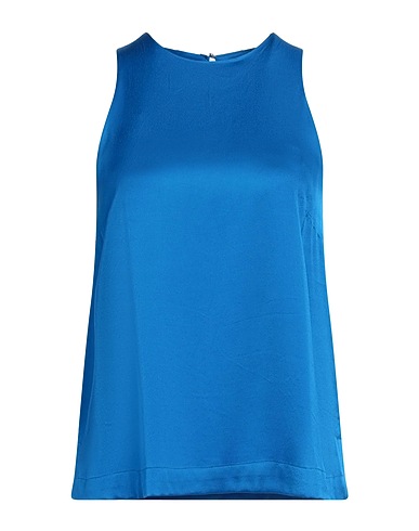 OTTOD'AME Top Blu china 100% Viscosa