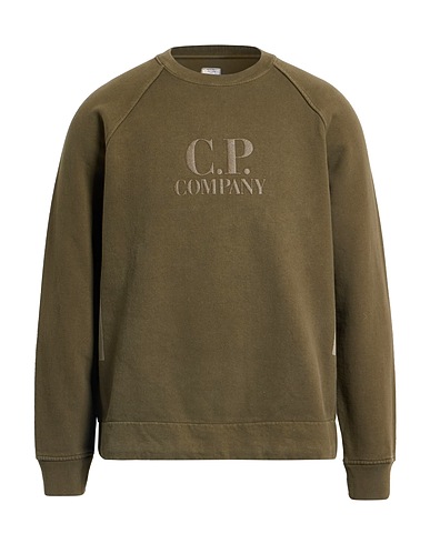 C.P. COMPANY Sweatshirt Military green 100% Cotton