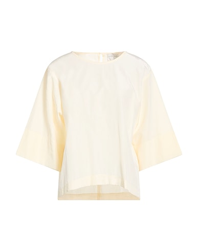 FORTE_FORTE Top Pastel yellow 52% Polyester, 48% Cotton