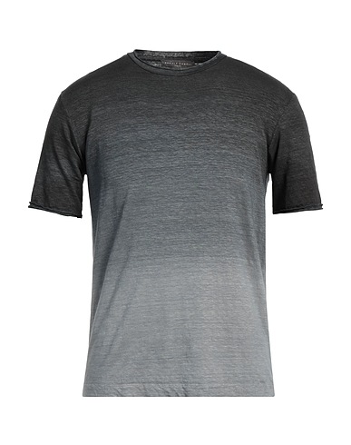 DANIELE FIESOLI T-shirt Grey 92% Linen, 8% Elastane