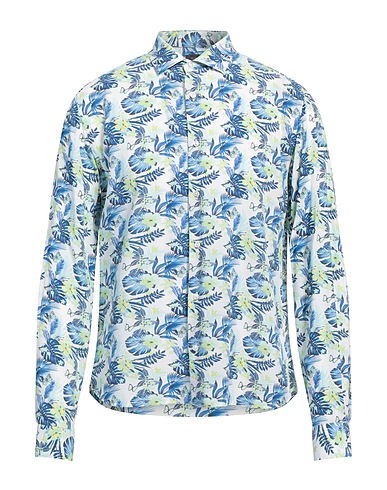 ROSSOPURO Patterned shirt Blue 100% Viscose