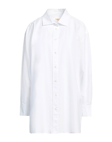 BELLEROSE Solid color shirts & blouses White 100% Cotton