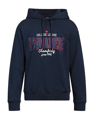 DSQUARED2 Felpa Blu navy 100% Cotone
