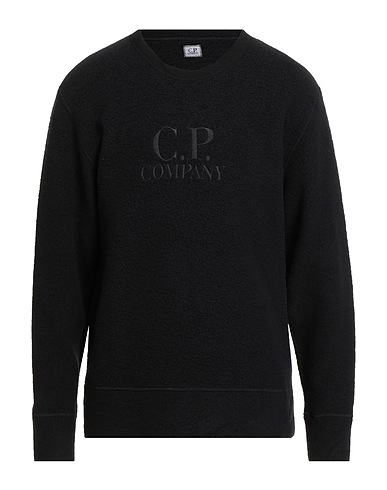 C.P. COMPANY Felpa Nero 80% Lana, 20% Poliammide